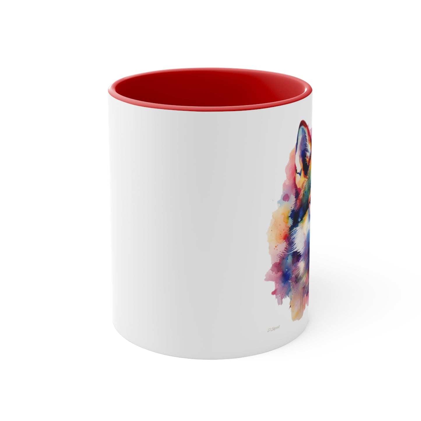 Siberian Husky 1 Accent Mugs