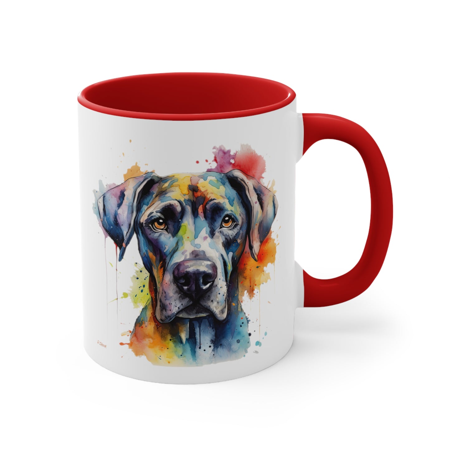 Great Dane 2 Accent Mugs