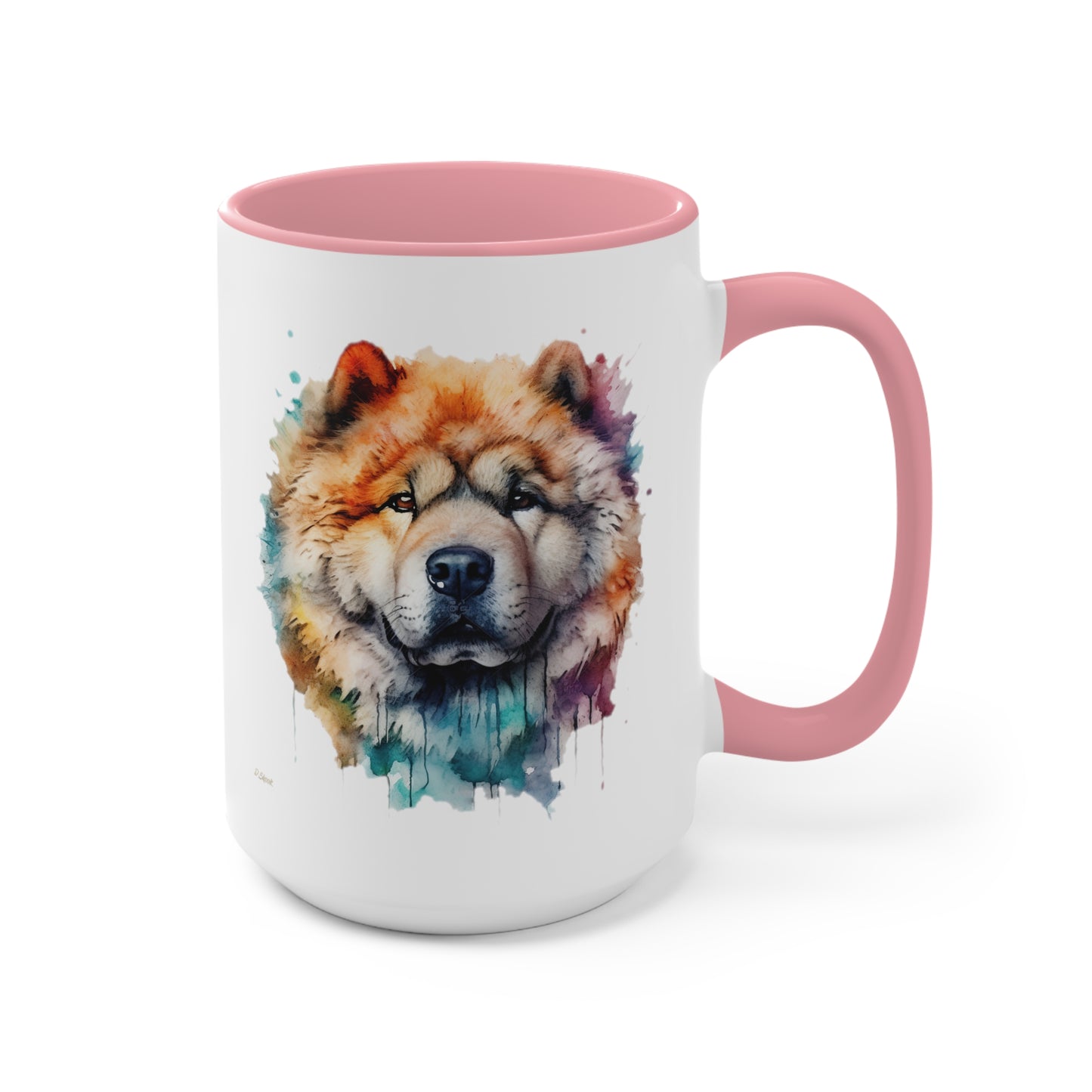 Chow Chow 3 Accent Mugs