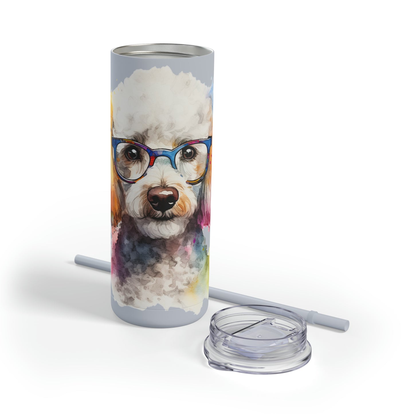 Poodle 10 Maars Maker Skinny Matte Tumbler, 20oz