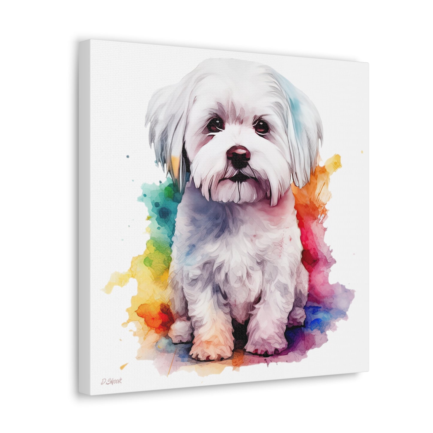 Maltese Dog 3 Canvas Gallery Wraps