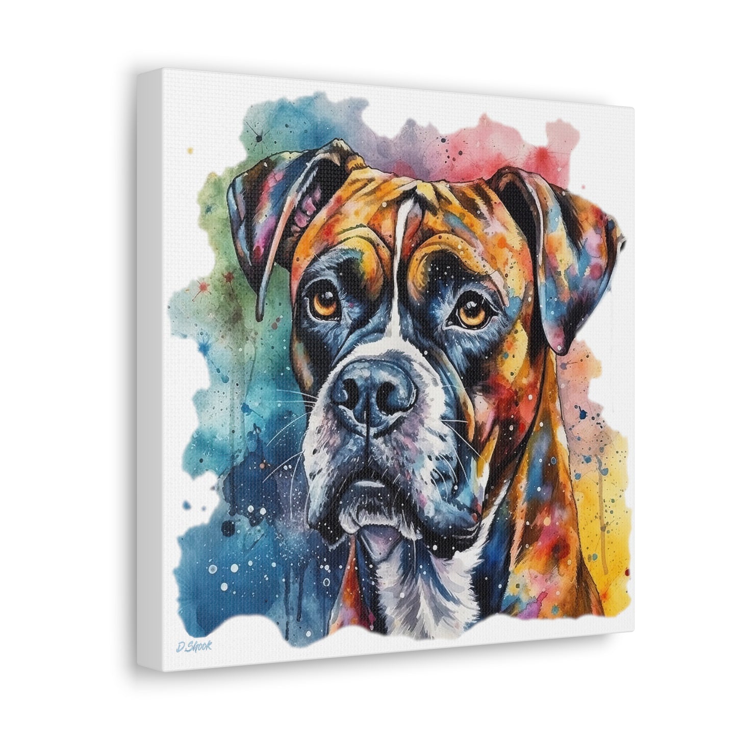 Boxer 3 Canvas Gallery Wraps