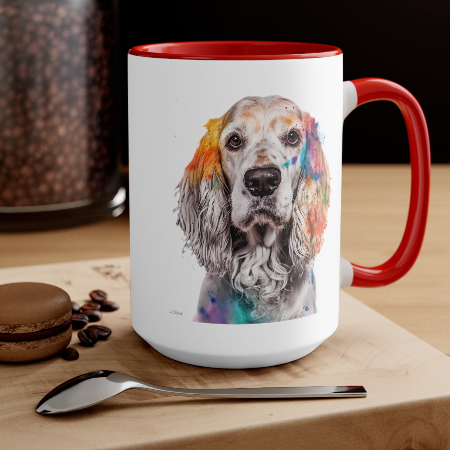 English Cocker Spaniel 3 Accent Mugs