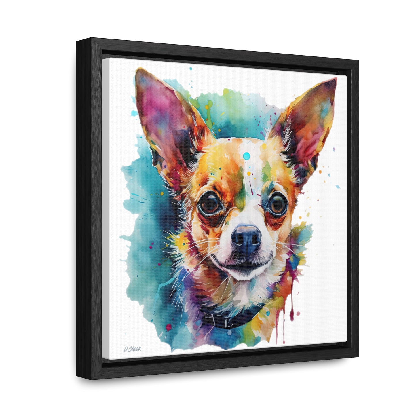 Chihuahua 1 Gallery Canvas Wraps, Square Frame