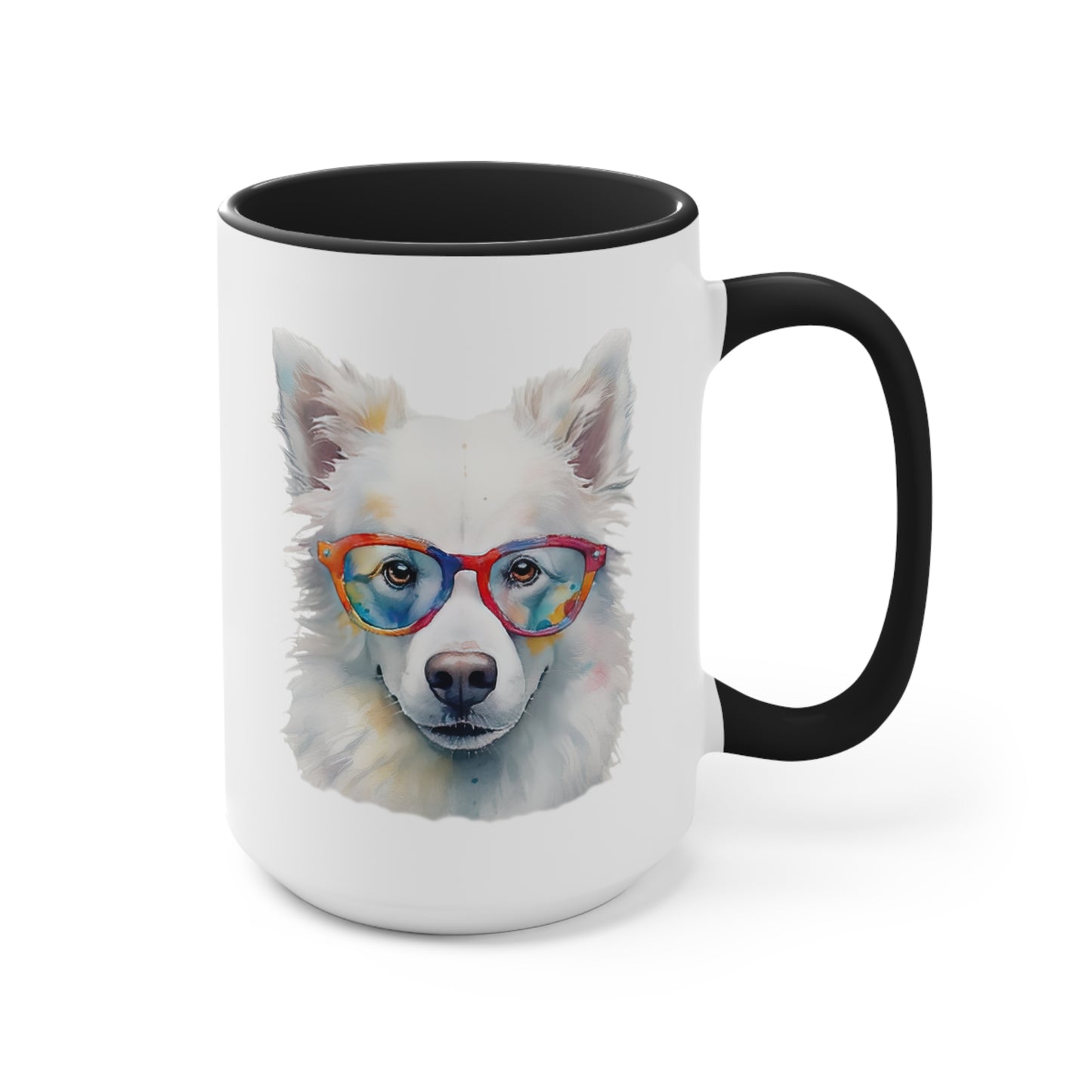 American Eskimo Dog 5 Accent Mugs