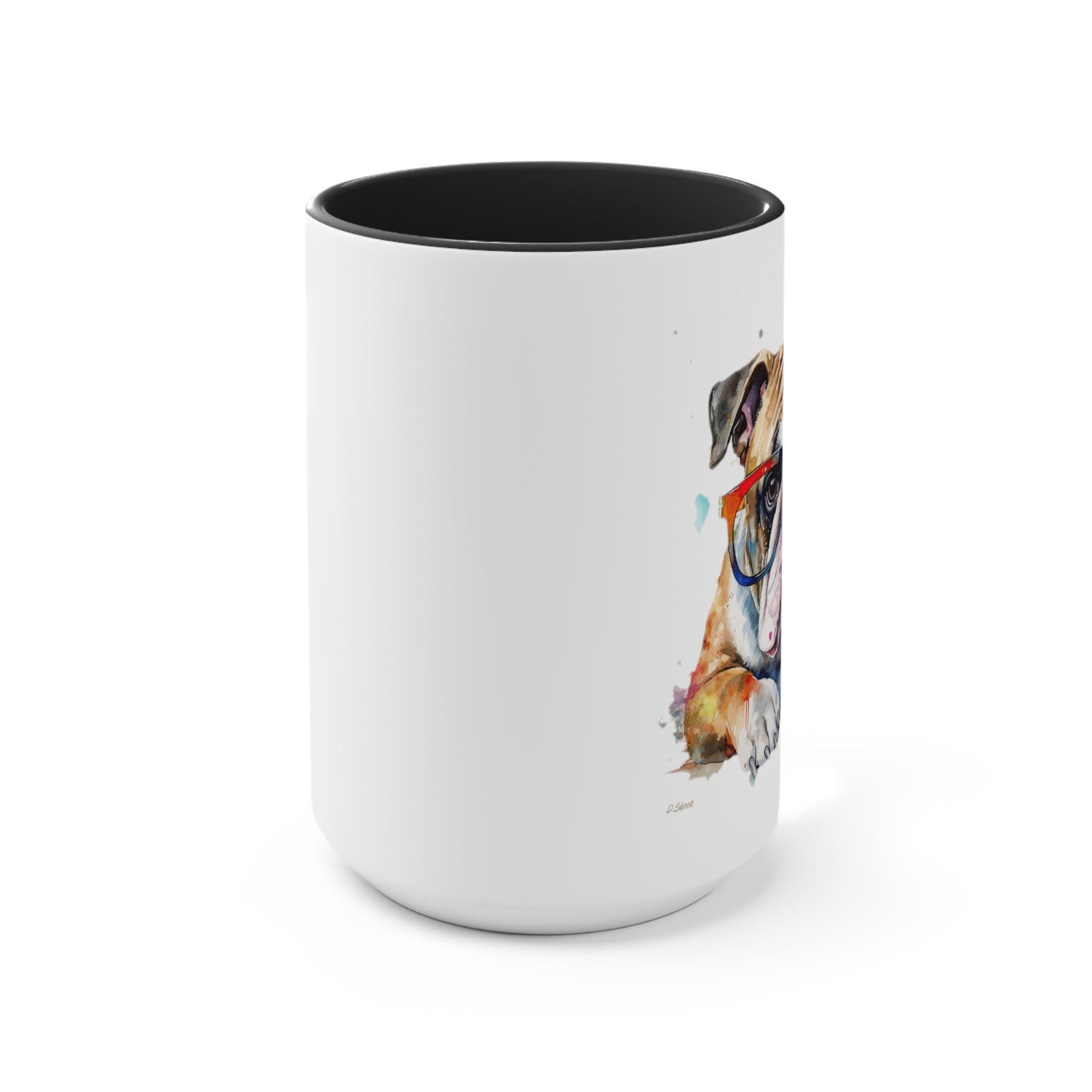 Bulldog 5 Accent Mugs