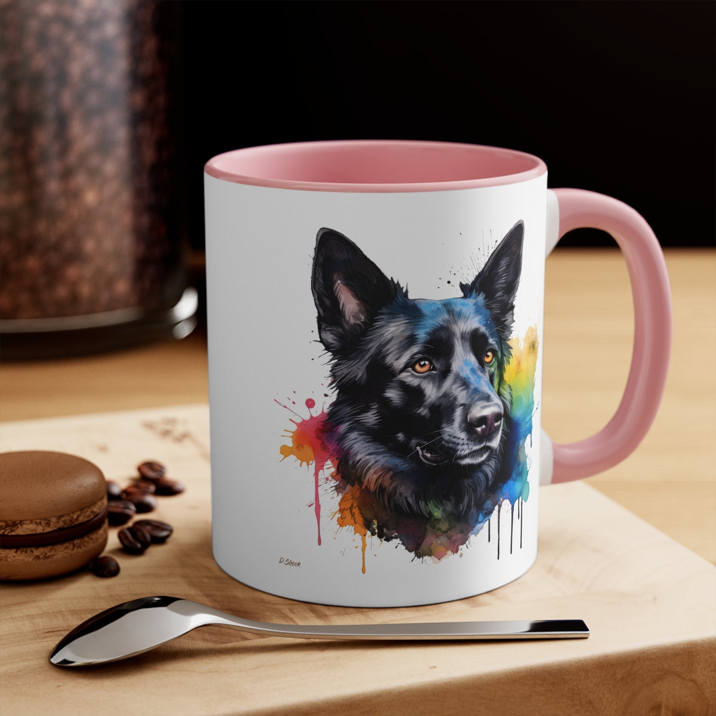 German Sheppard 22 Accent Mugs