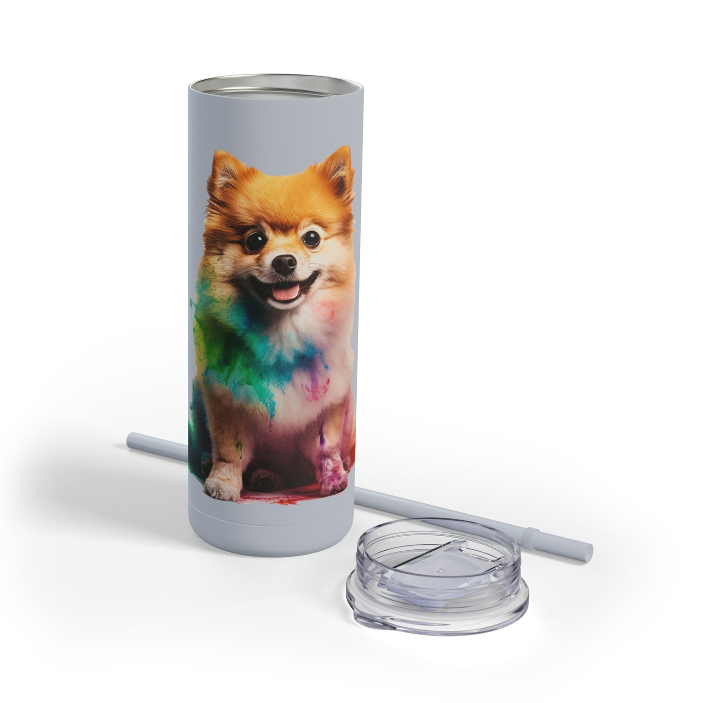 Pomeranian 1 Maars Maker Skinny Matte Tumbler, 20oz
