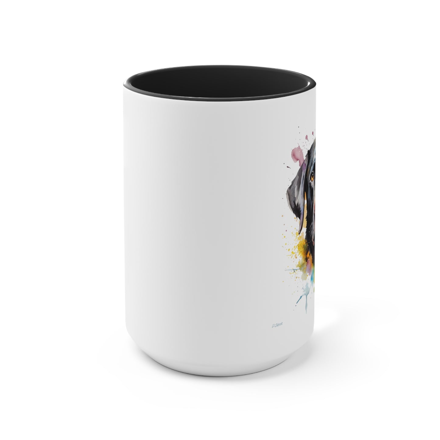 Black Lab 6 Accent Mugs