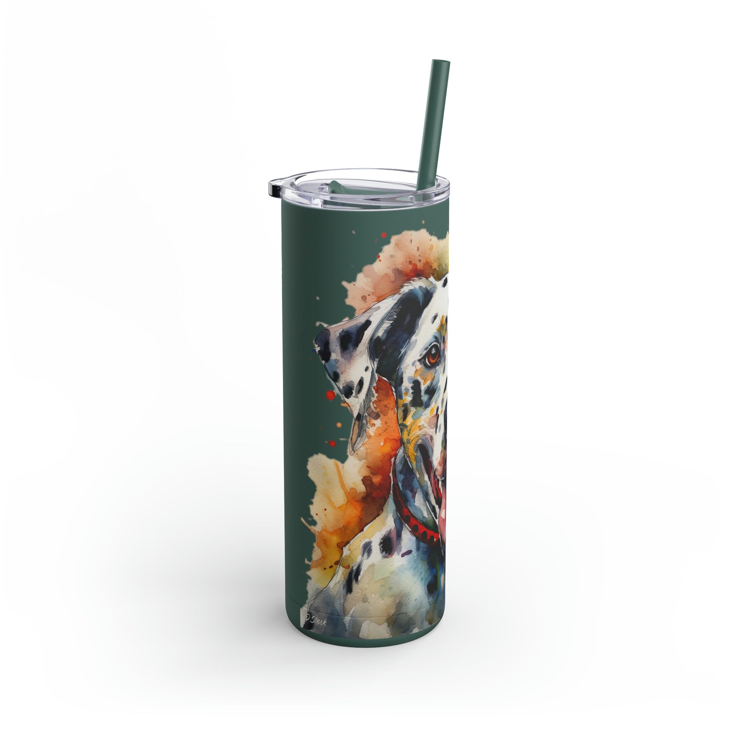 Dalmatian 2 Maars Maker Skinny Matte Tumbler, 20oz