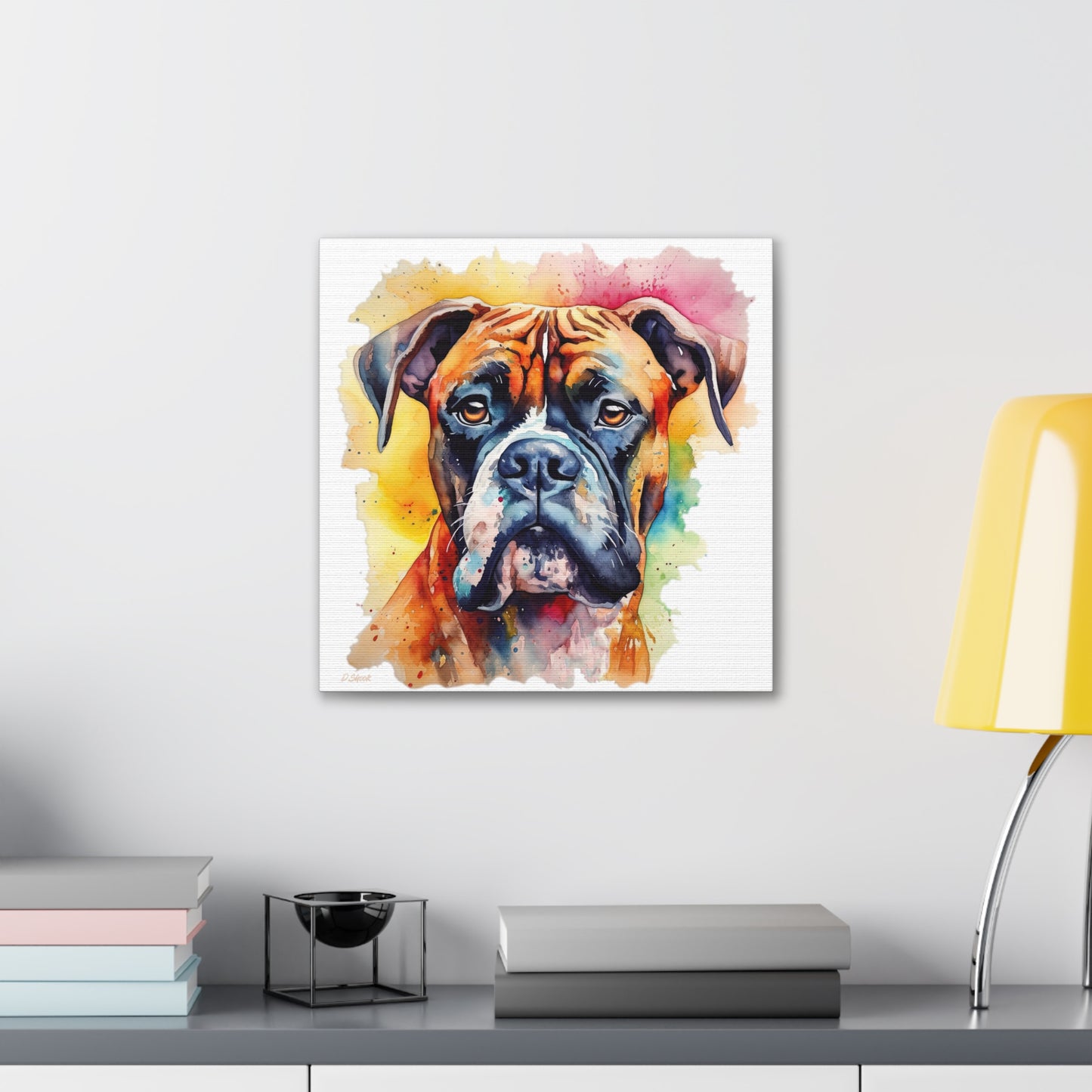 Boxer 1 Canvas Gallery Wraps