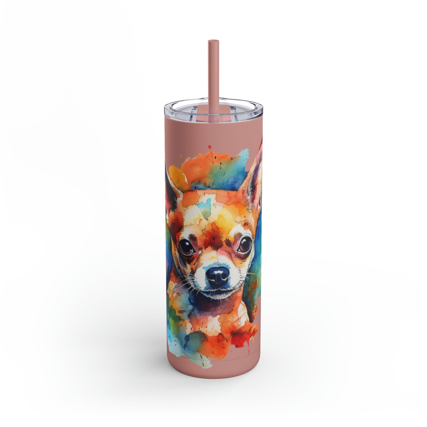 Chihuahua 6 Maars Maker Skinny Matte Tumbler, 20oz