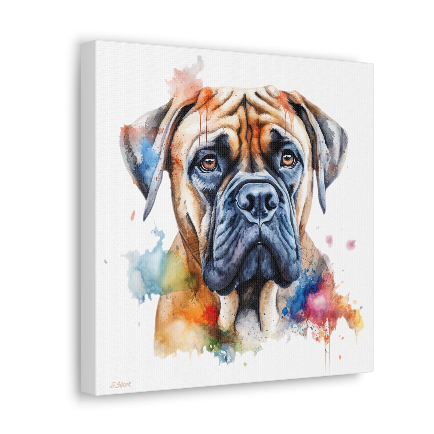 Bullmastiff 2 Canvas Gallery Wraps