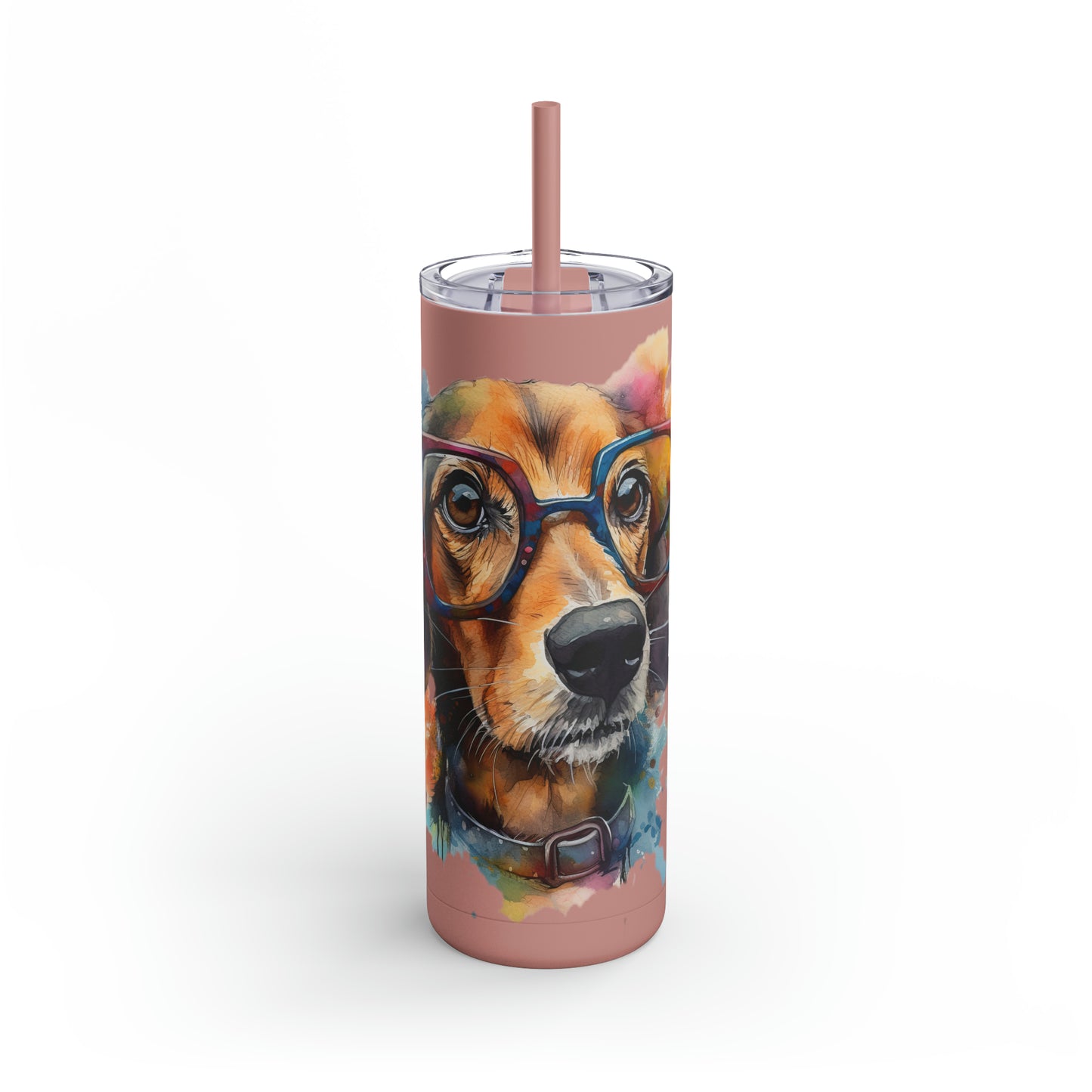 Dachshund 7 Maars Maker Skinny Matte Tumbler, 20oz
