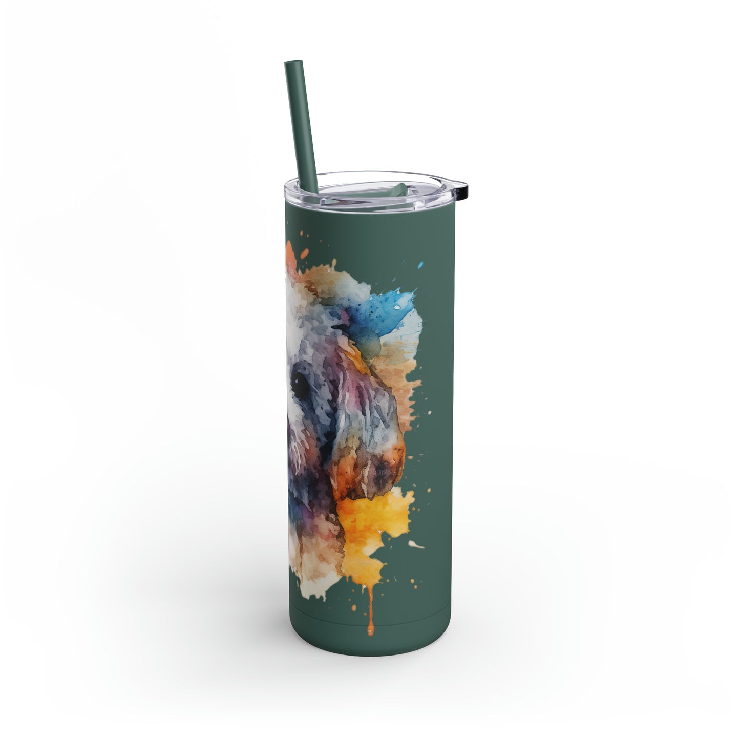 Bichon Frise 3 Maars Maker Skinny Matte Tumbler, 20oz