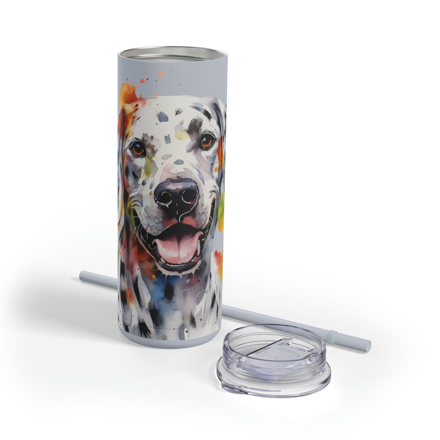 Dalmatian 1 Maars Maker Skinny Matte Tumbler, 20oz