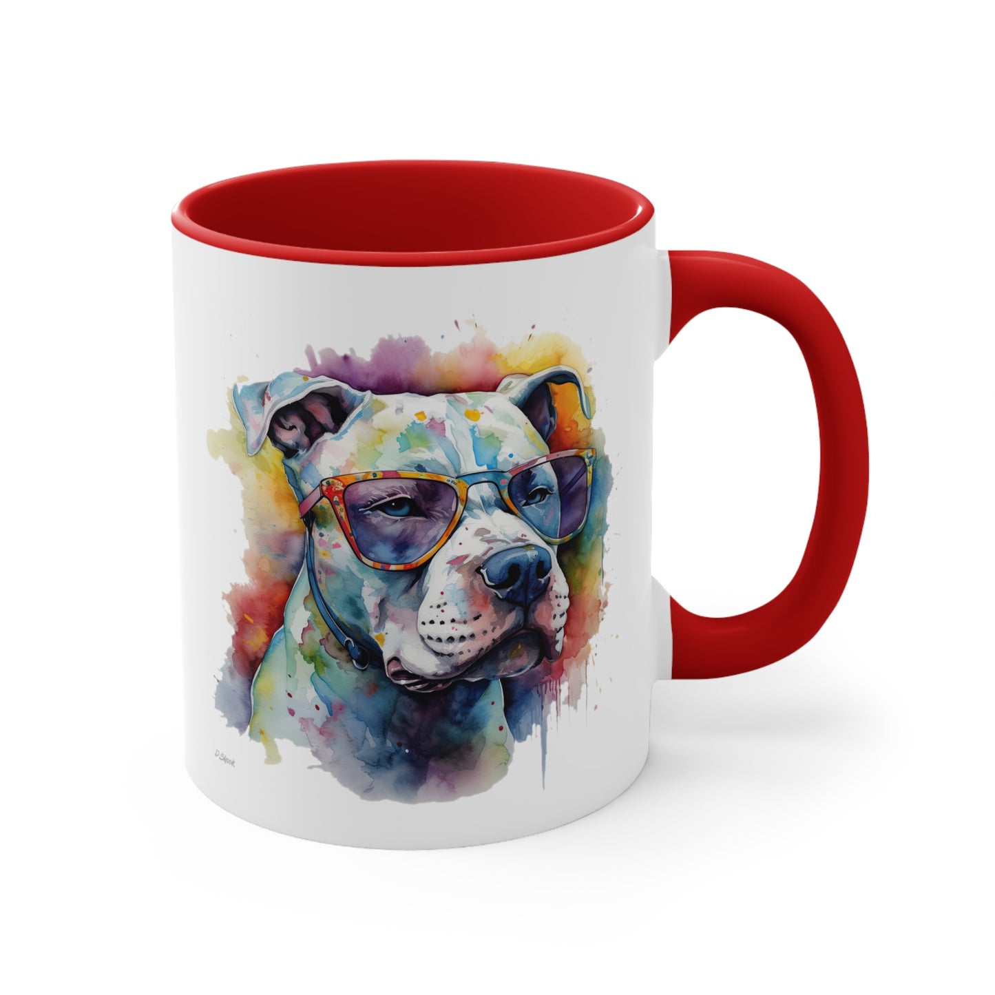 Pitbull 5 Accent Mugs