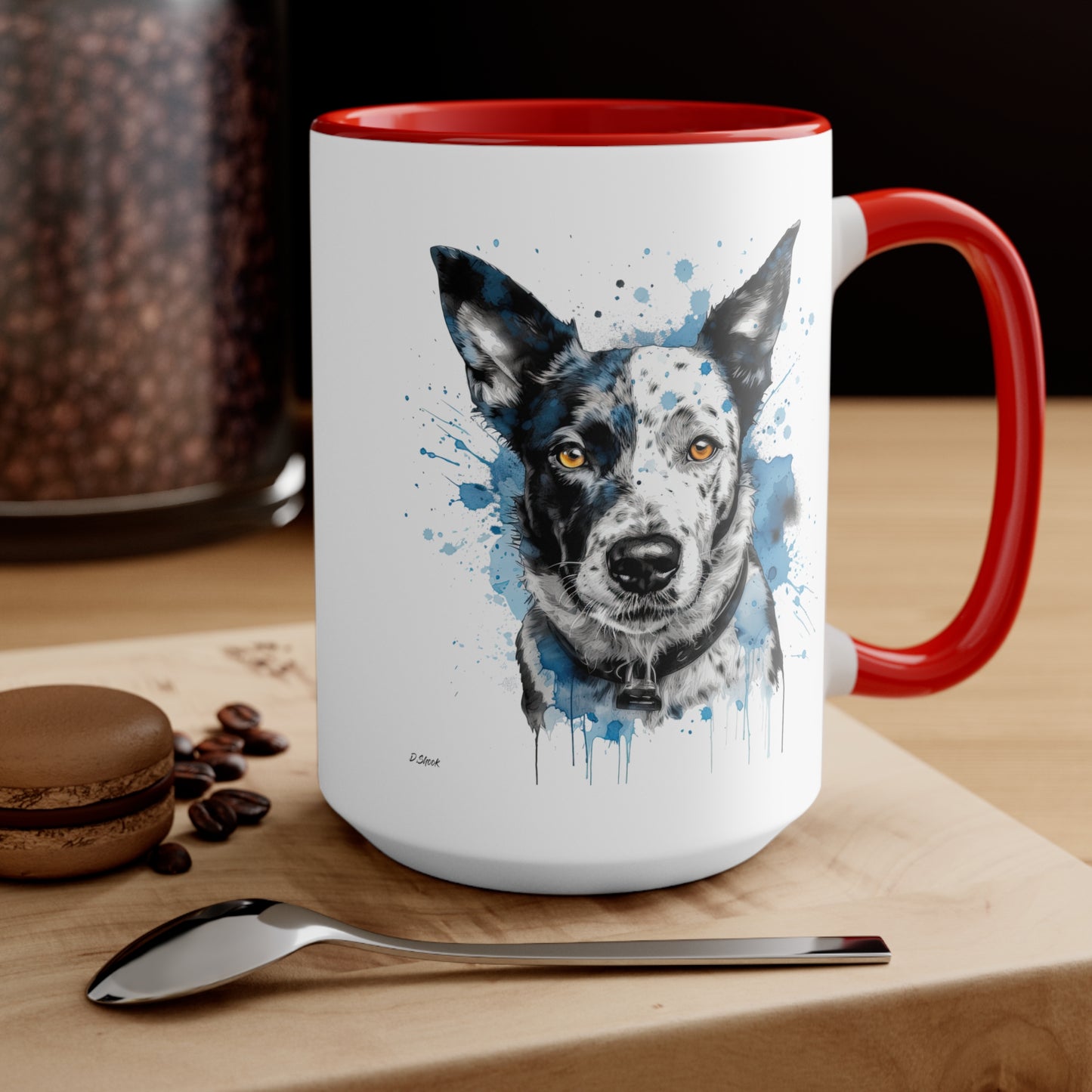 Blue Heeler 3 Accent Mugs