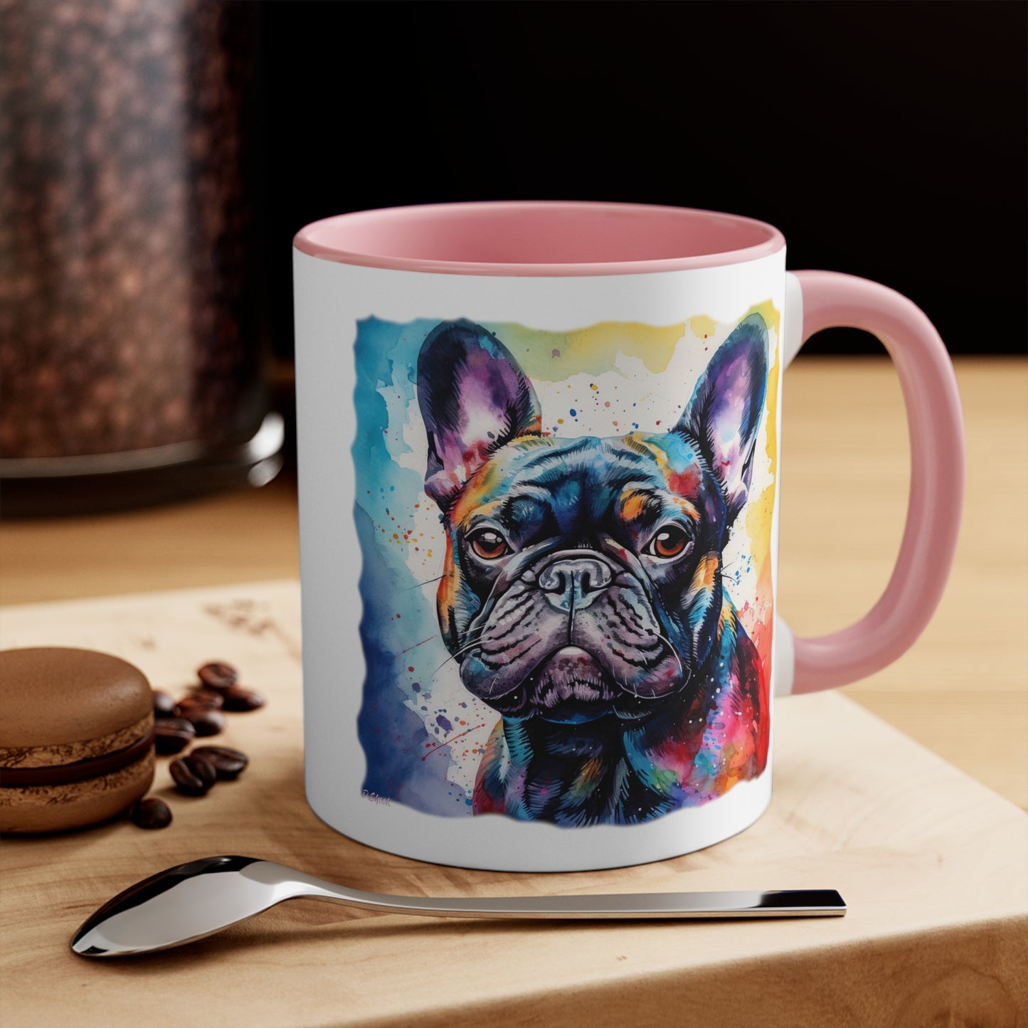French Bulldog 2 Accent Mugs