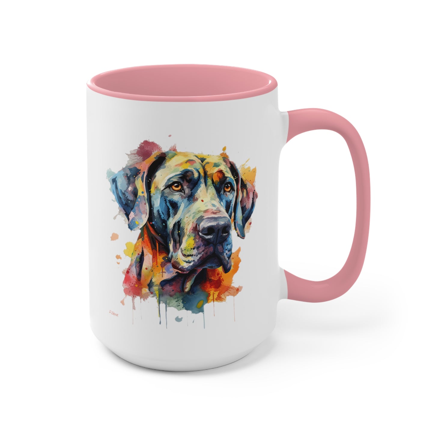 Great Dane 3 Accent Mugs