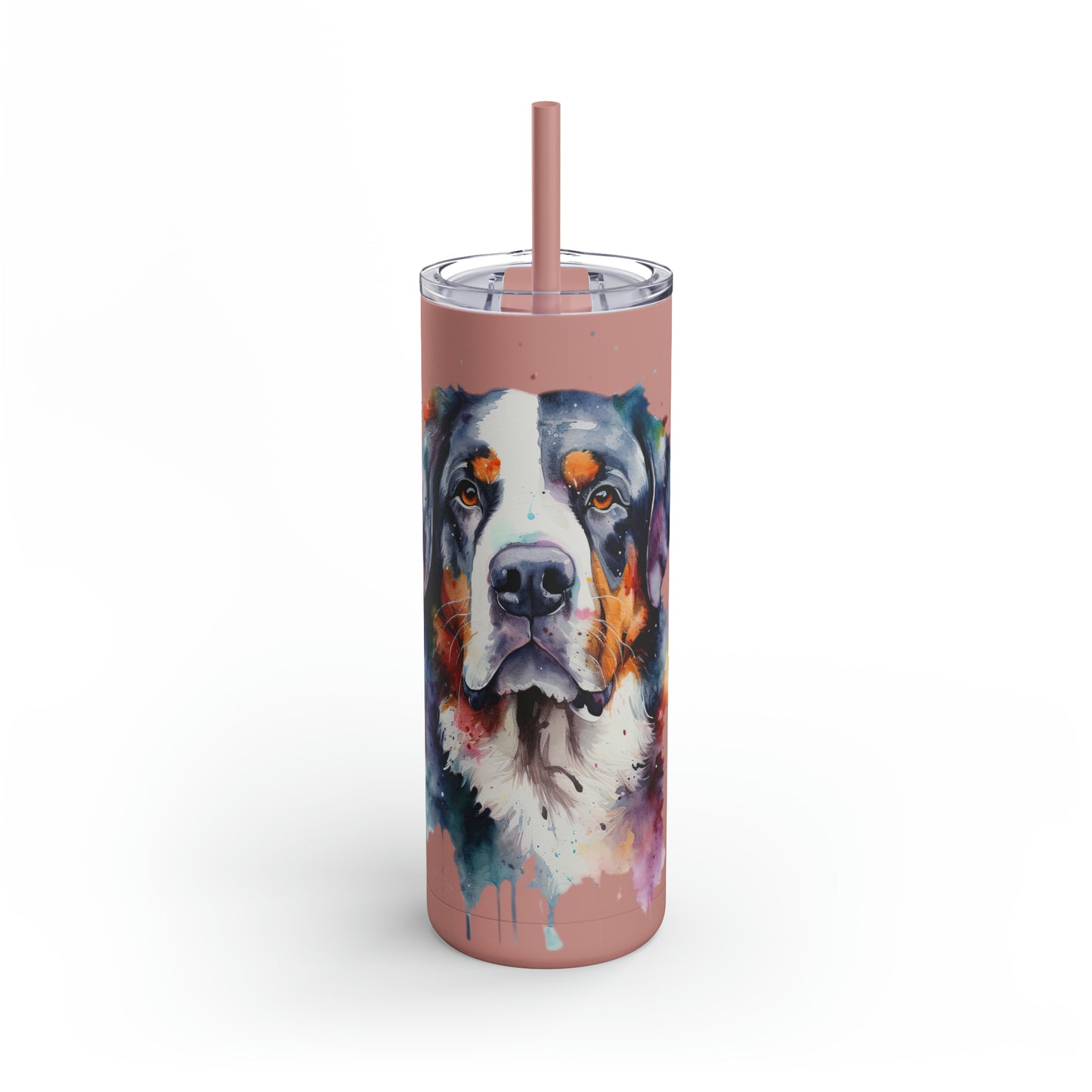 Greater Swiss Mountain Dog 3B Maars Maker Skinny Matte Tumbler, 20oz