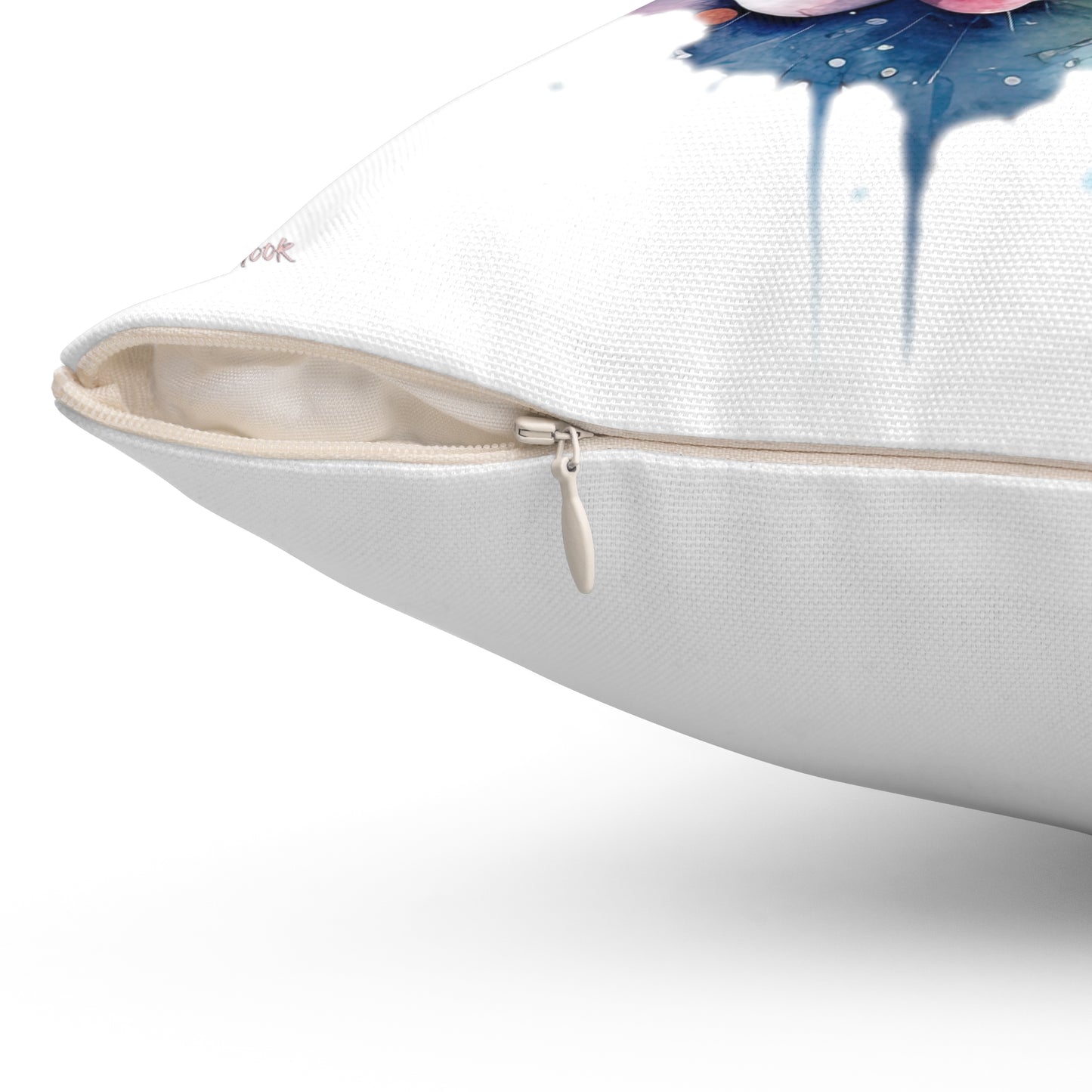 Bulldog 4 Spun Polyester Square Pillow