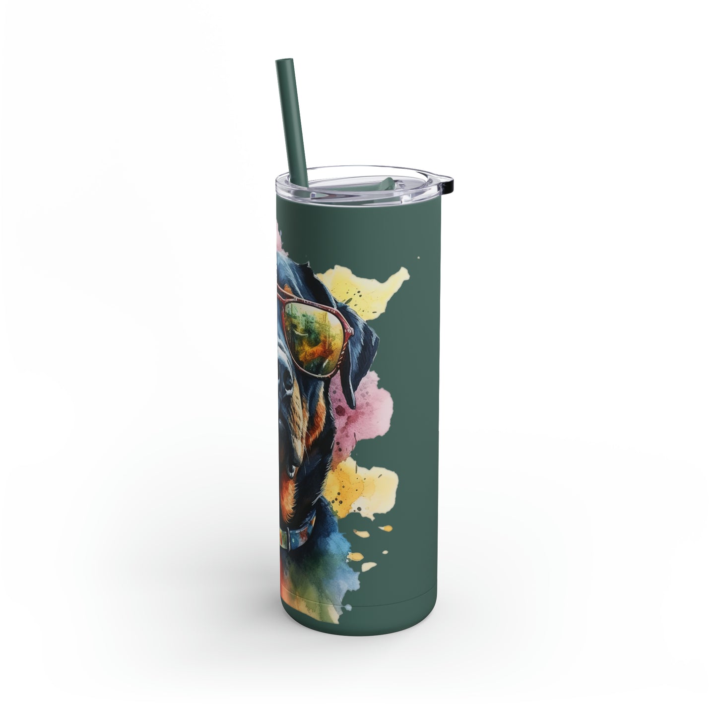 Rottweiler 6 Maars Maker Skinny Matte Tumbler, 20oz