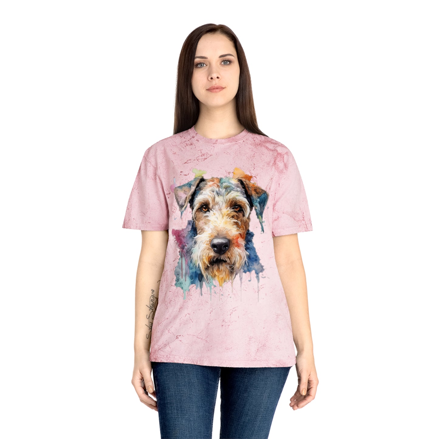 Airedale Terrier 2 Unisex Color Blast T-Shirt