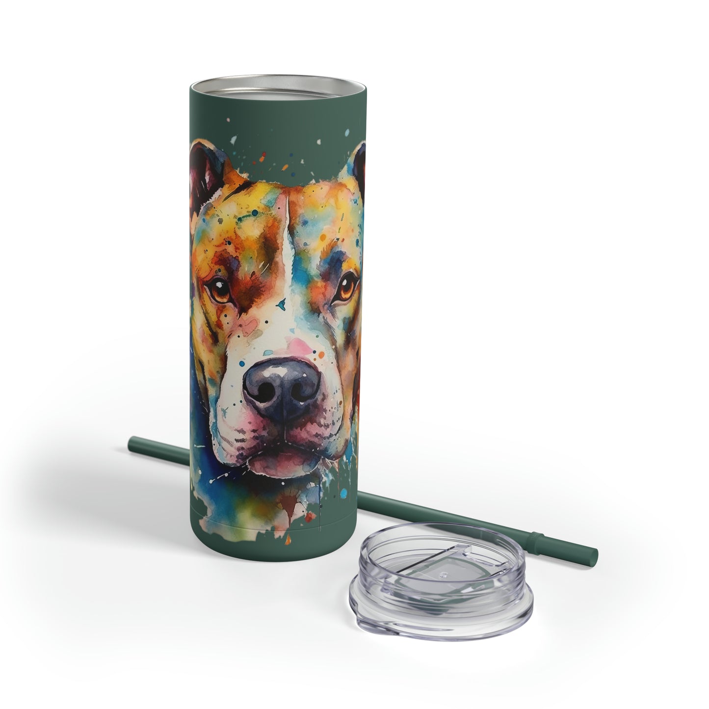 Pitbull 3 Maars Maker Skinny Matte Tumbler, 20oz