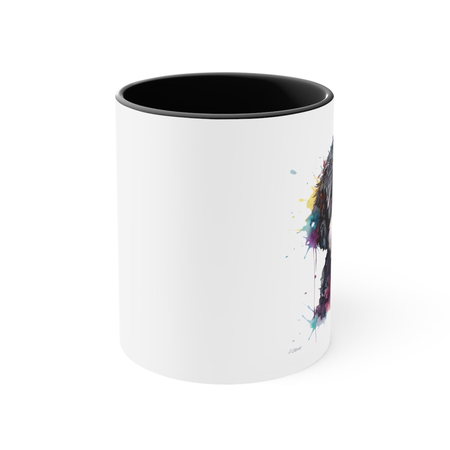 Portuguese Water Dog 1 Accent Mugs