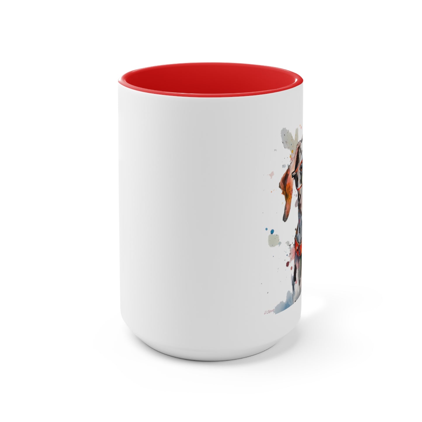 Dalmatian 3 Accent Mugs