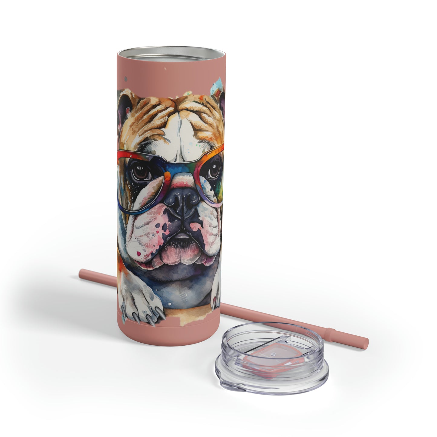 Bulldog 5 Maars Maker Skinny Matte Tumbler, 20oz