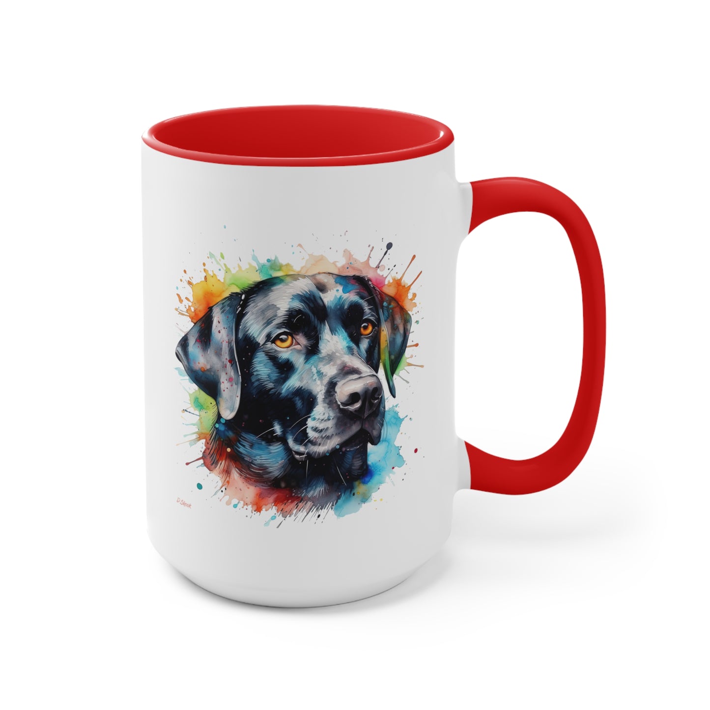 Black Lab 5 Accent Mugs
