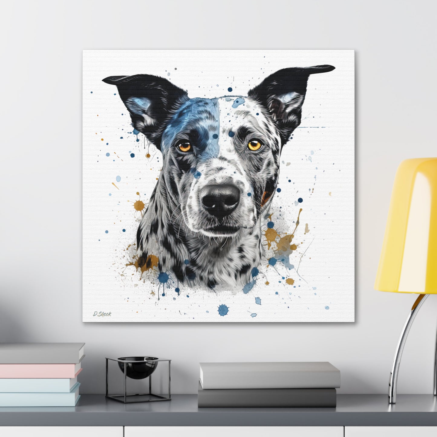 Blue Heeler 4 Canvas Gallery Wraps