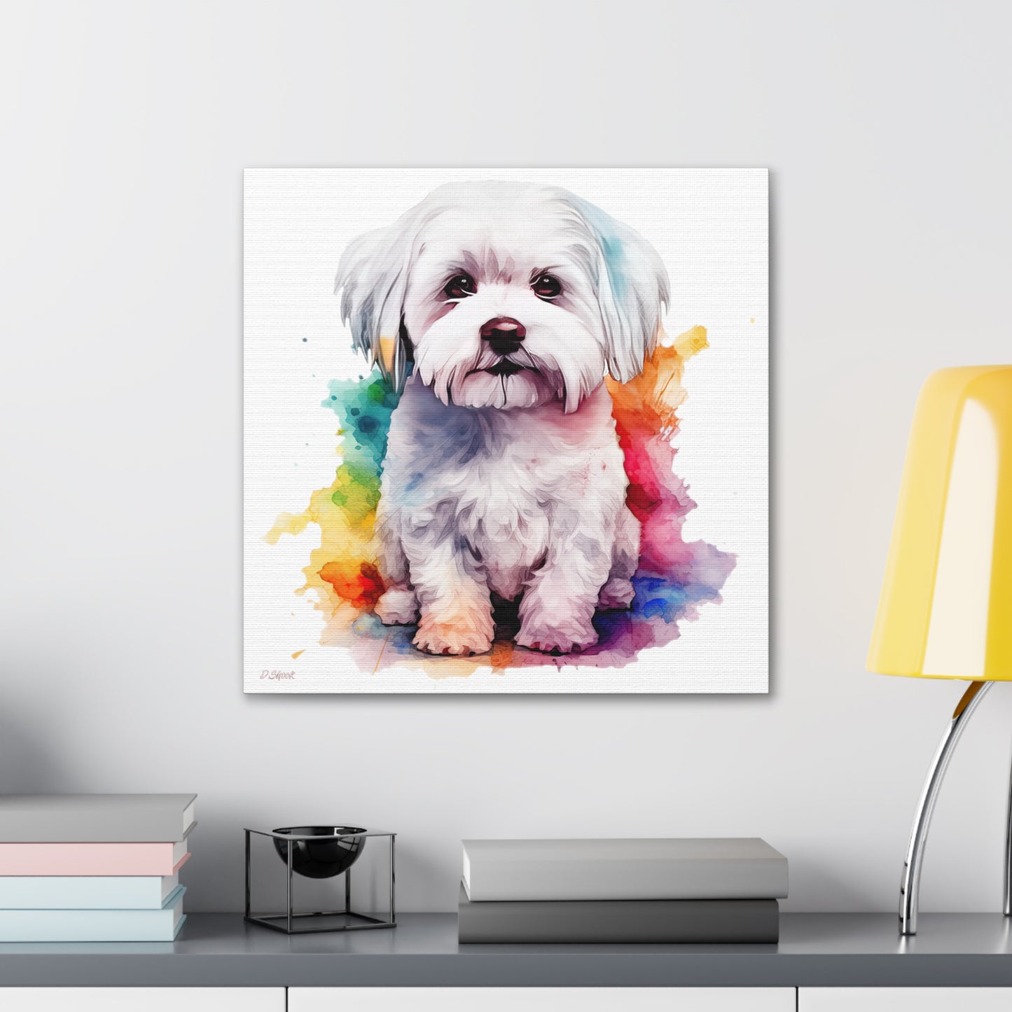 Maltese Dog 3 Canvas Gallery Wraps