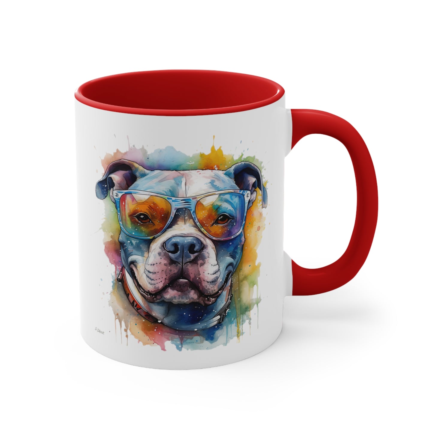 Pitbull 4 Accent Mugs
