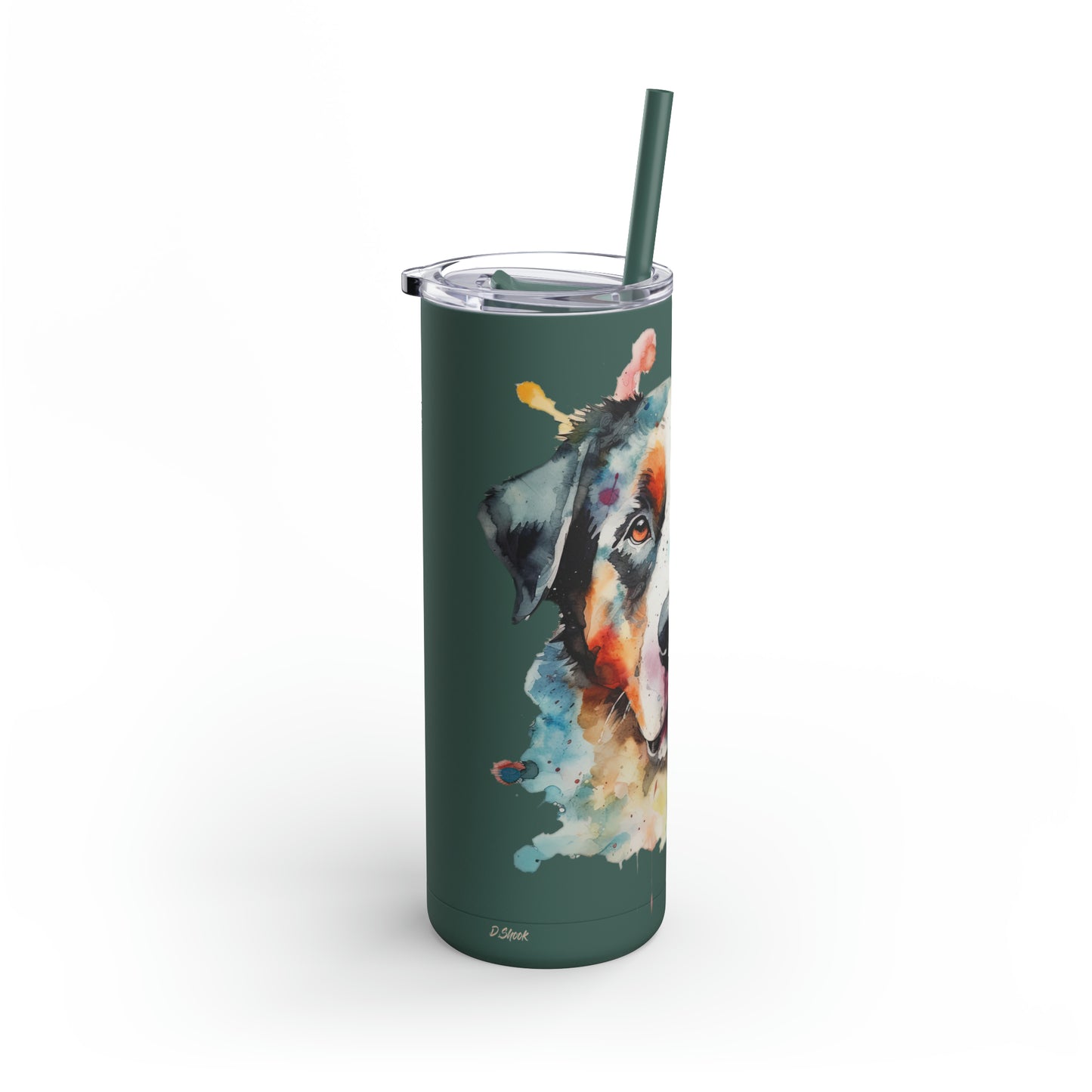 Greater Swiss Mountain Dog 2 Maars Maker Skinny Matte Tumbler, 20oz