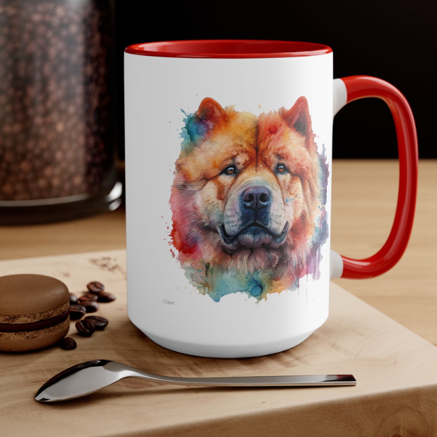 Chow Chow 2 Accent Mugs