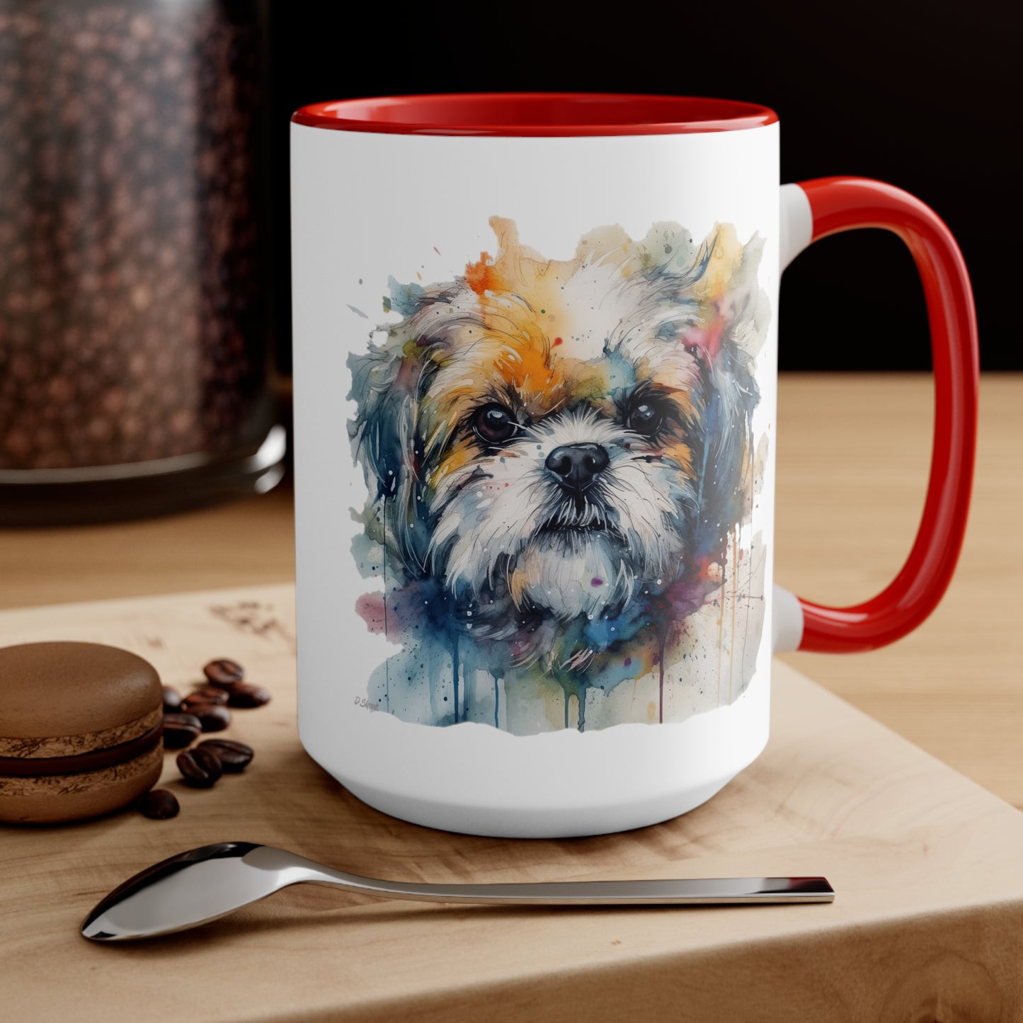 Shih Tzu 3 Accent Mugs