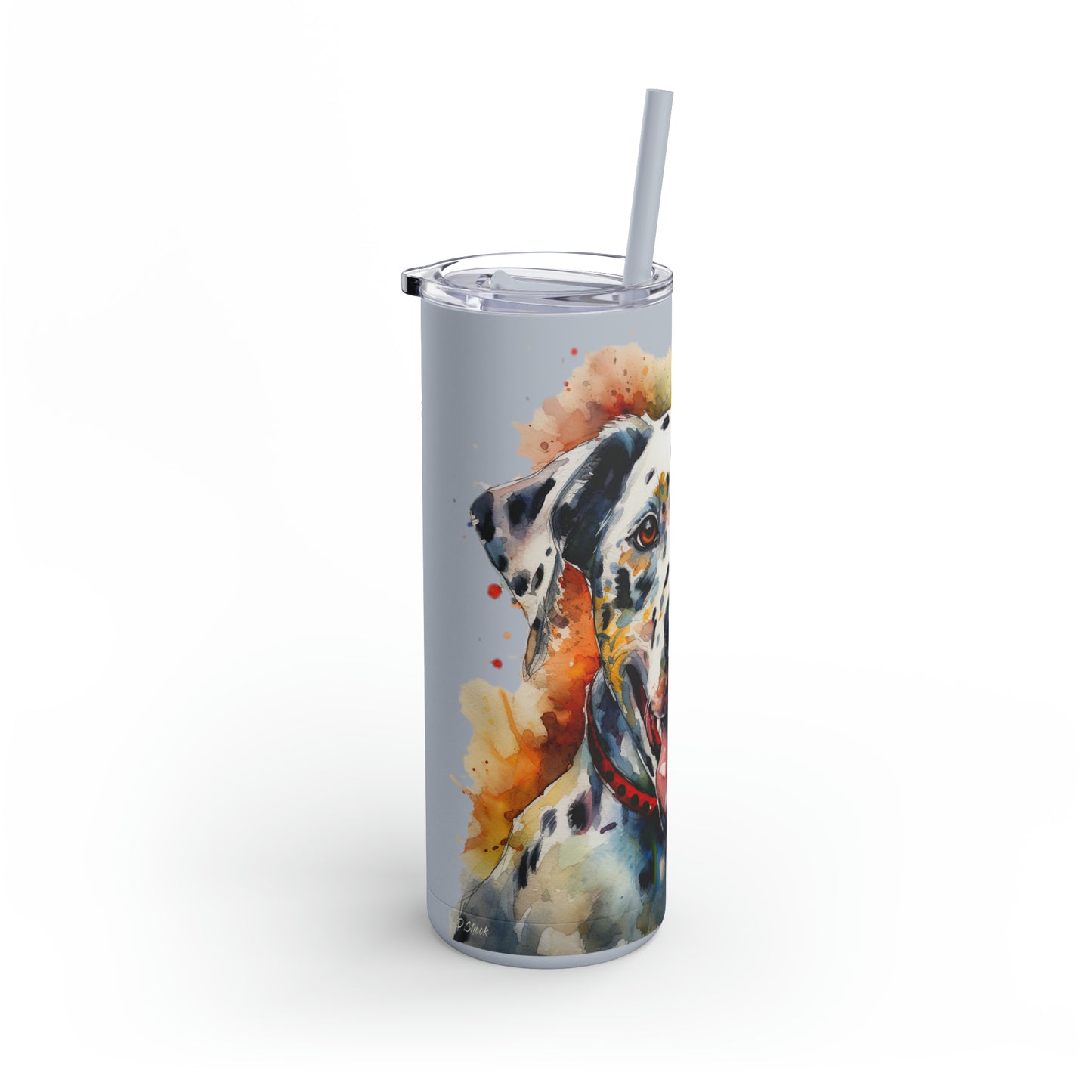 Dalmatian 2 Maars Maker Skinny Matte Tumbler, 20oz