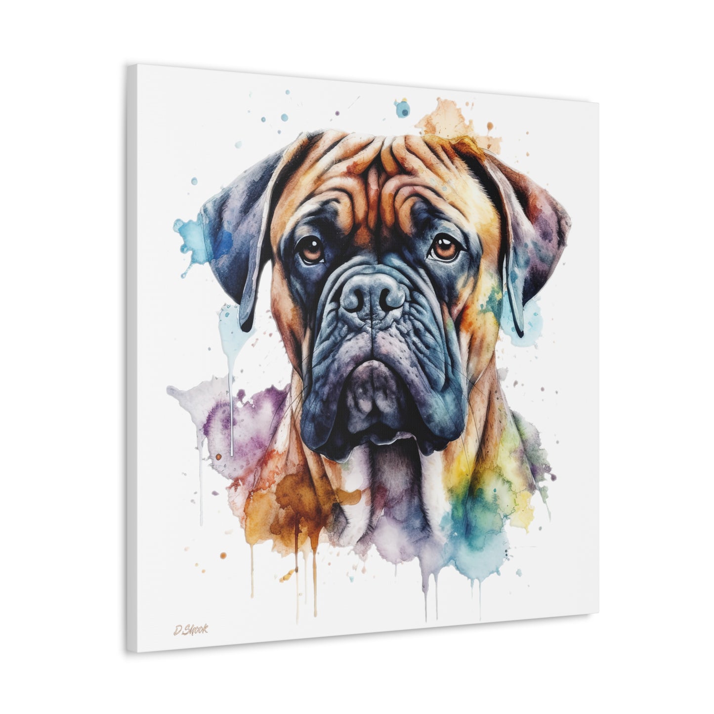 Bullmastiff 1 Canvas Gallery Wraps