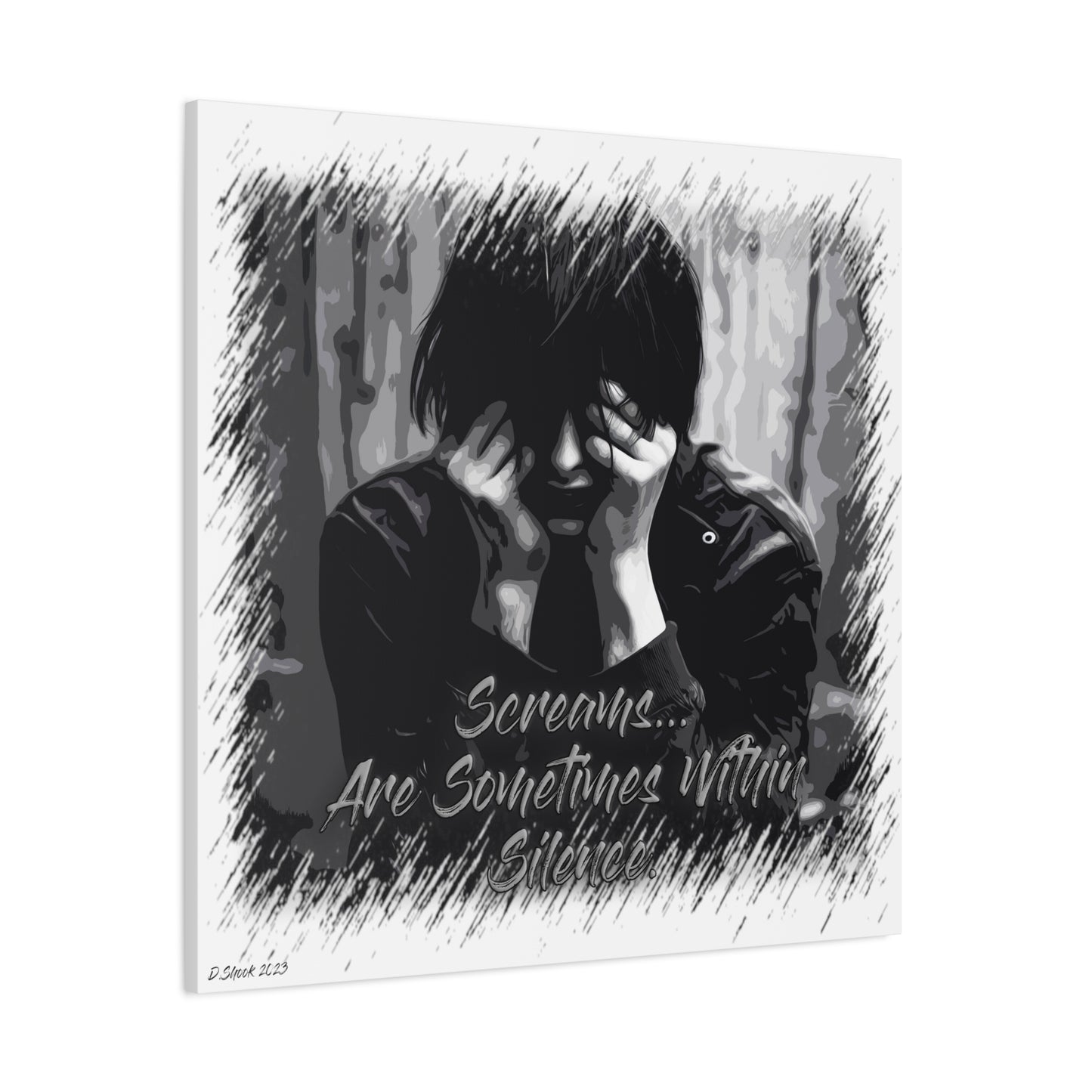 Screams: Matte Canvas, Stretched, 1.25"