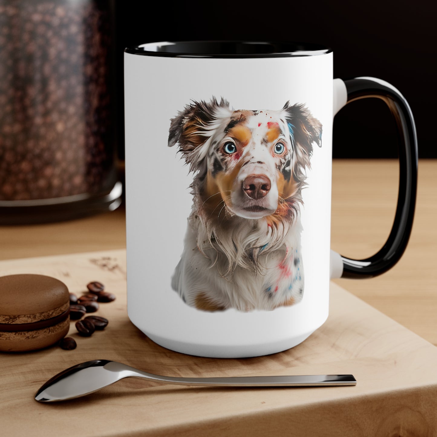 Australian Shepherd 1 Accent Mugs