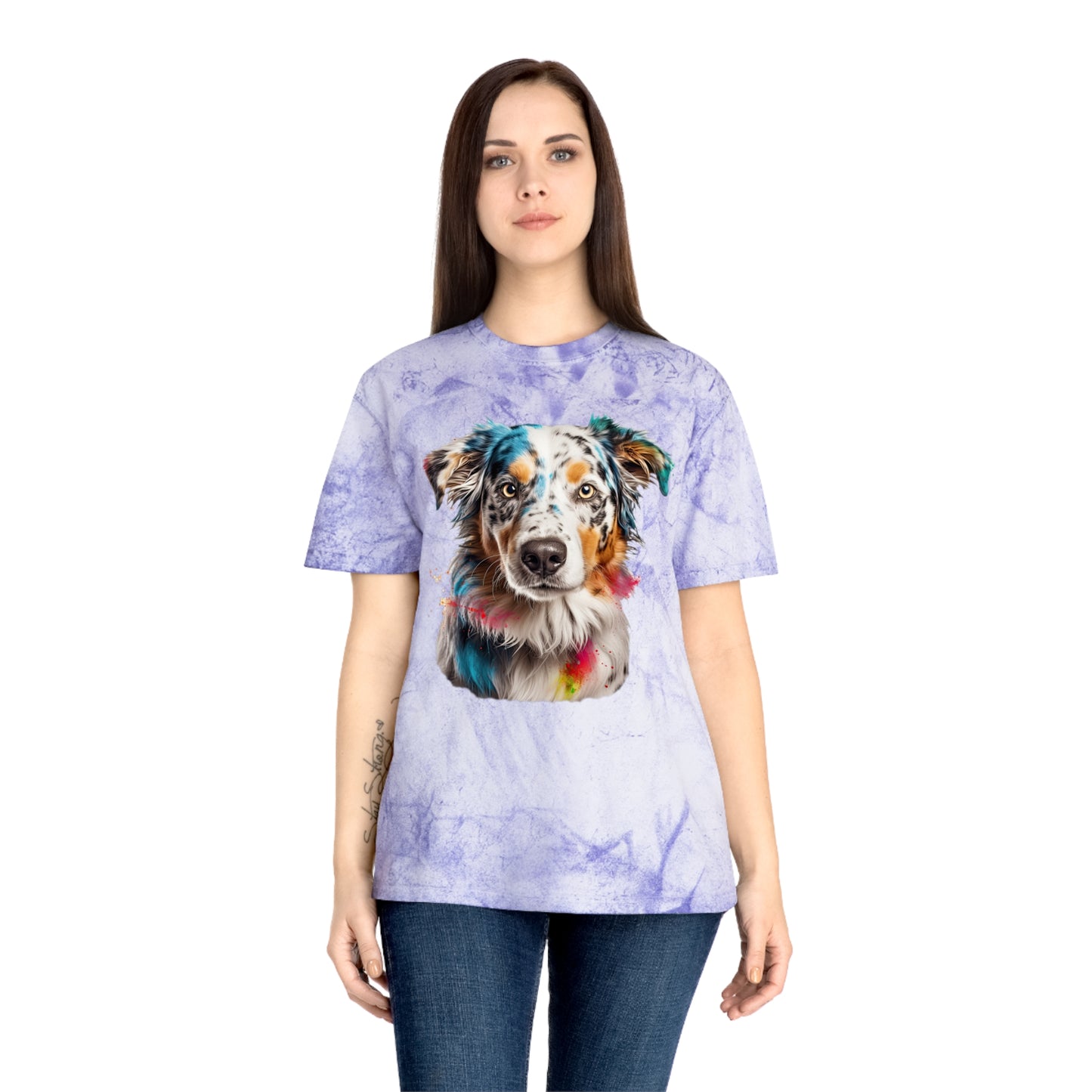 Australian Shepherd 3 Unisex Color Blast T-Shirt