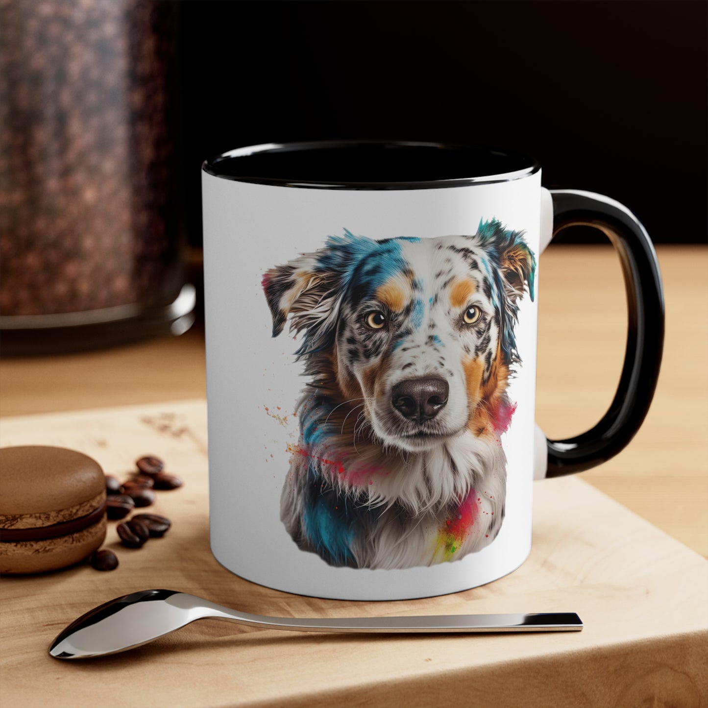 Australian Shepherd 3 Accent Mugs