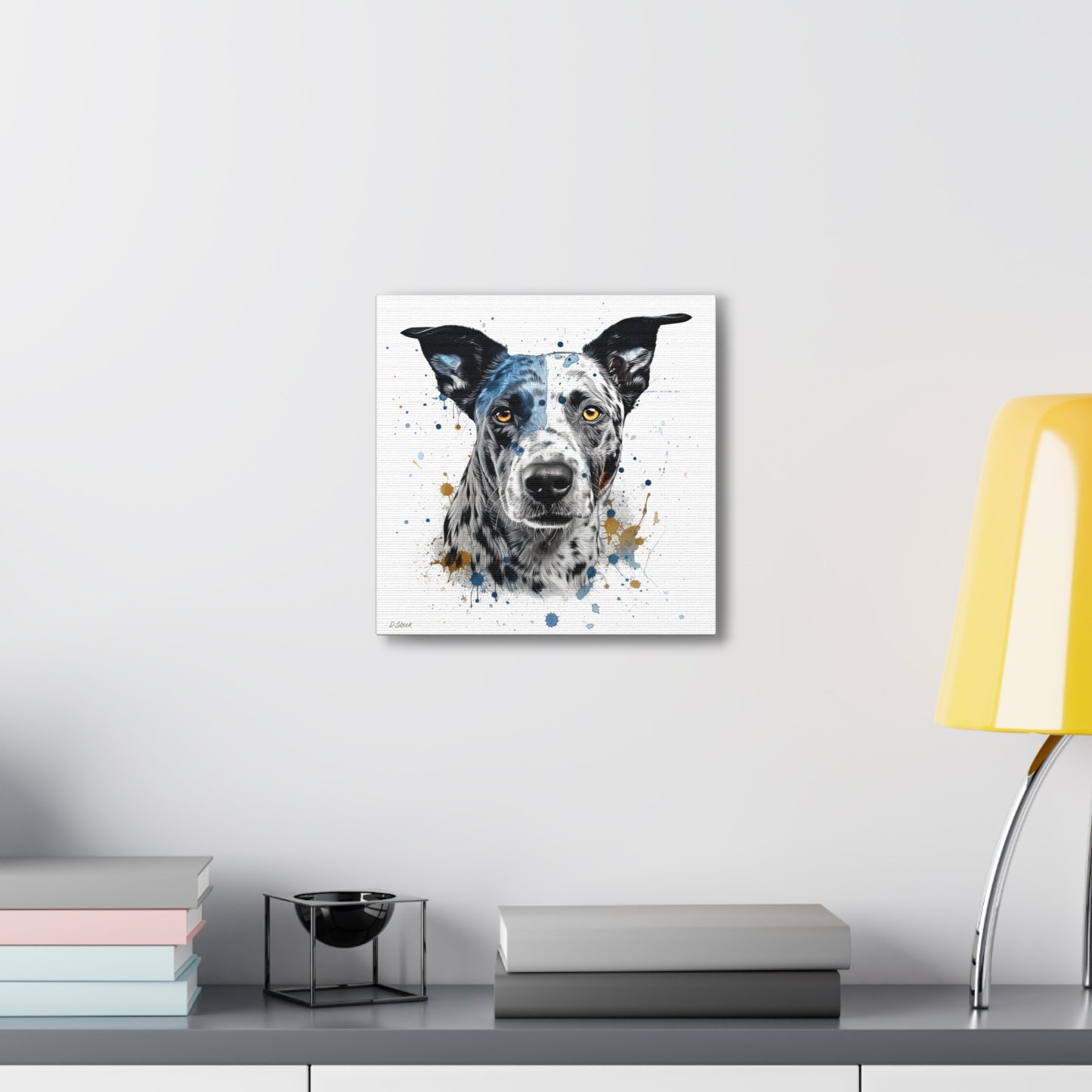 Blue Heeler 4 Canvas Gallery Wraps