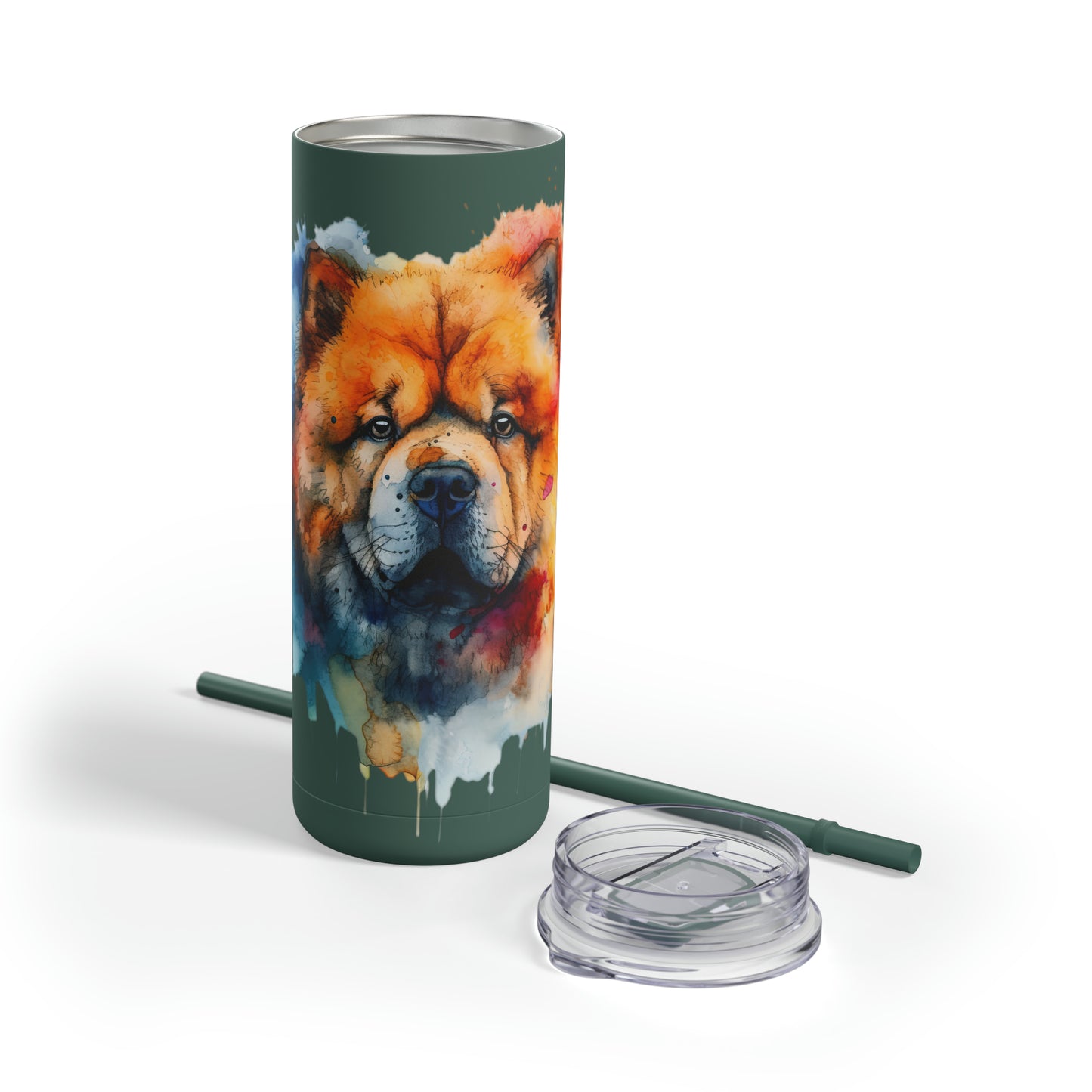 Chow Chow 1 Maars Maker Skinny Matte Tumbler, 20oz