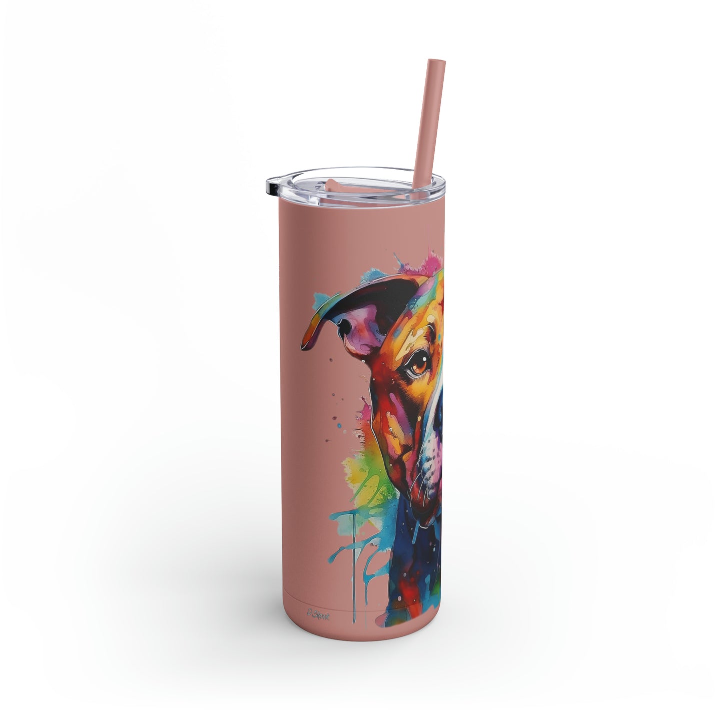 Pitbull 2 Maars Maker Skinny Matte Tumbler, 20oz