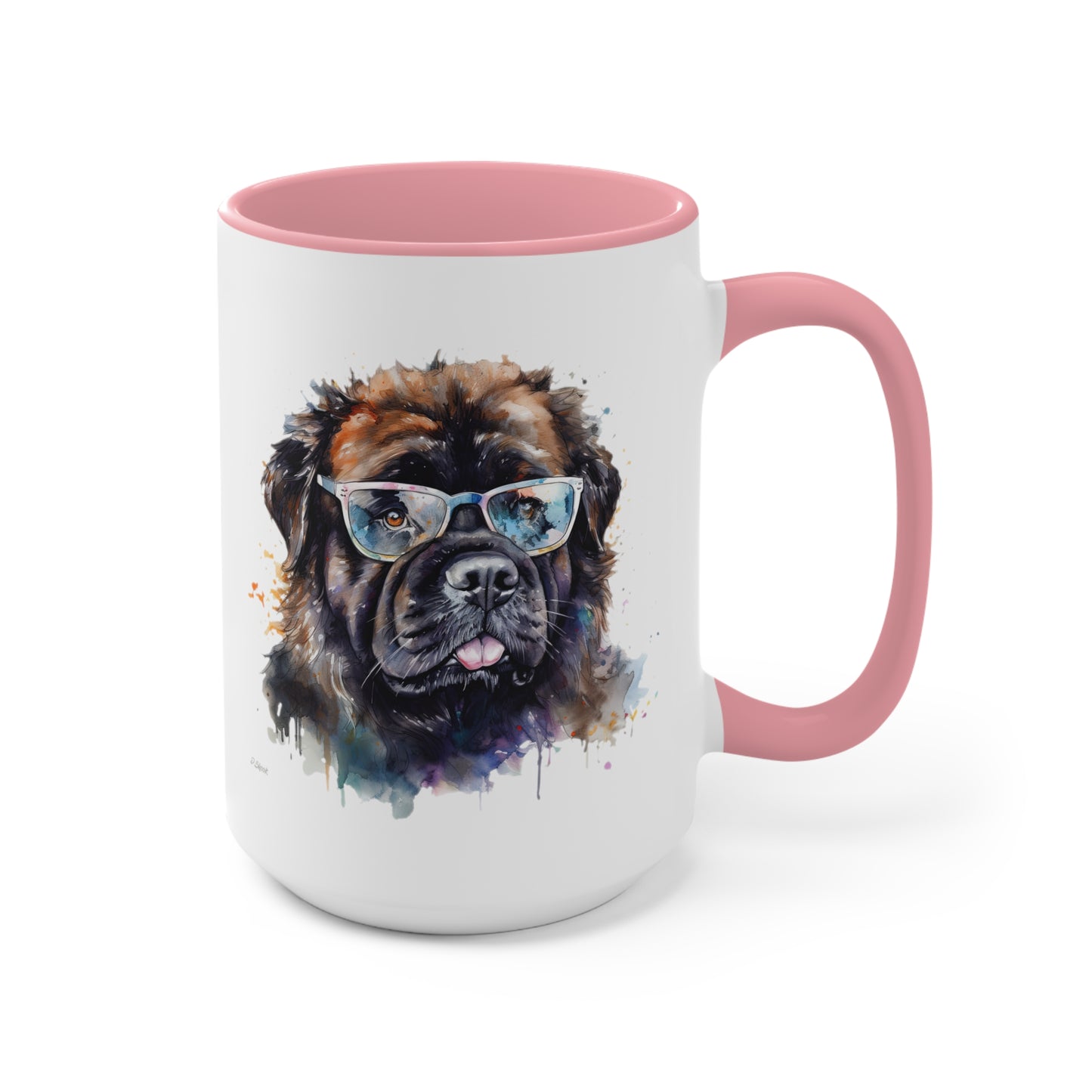 Newfoundland Dog 5 Accent Mugs