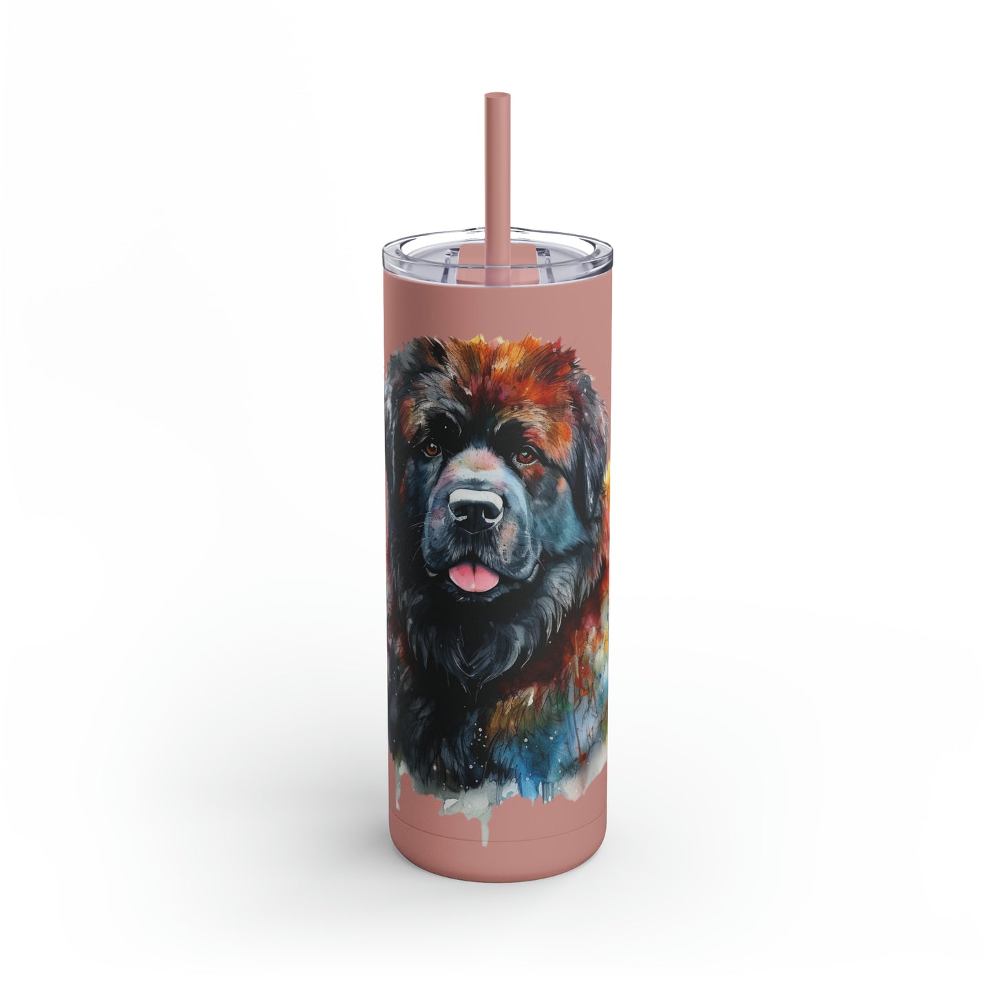Newfoundland Dog 1 Maars Maker Skinny Matte Tumbler, 20oz